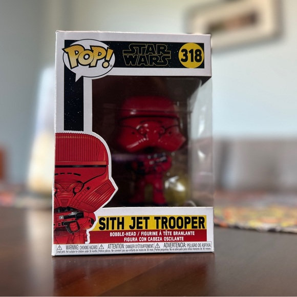 Funko Pop! Star Wars Sith Jet Trooper - Red - Picture 1 of 4